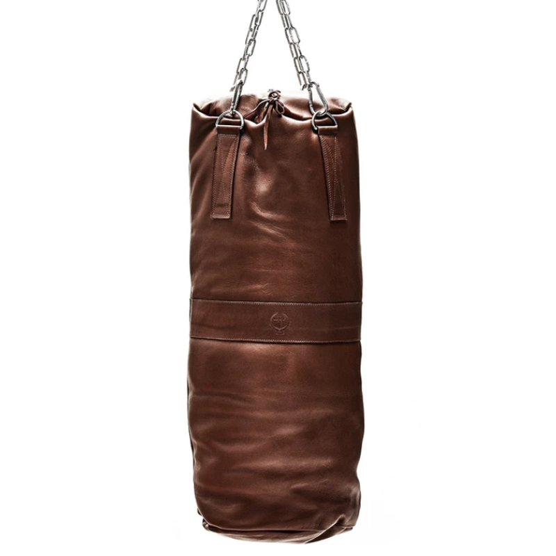 Боксерская груша RETRO HERITAGE BROWN LEATHER HEAVY PUNCHING BAG Коричневый винтаж в Саратове | Loft Concept 