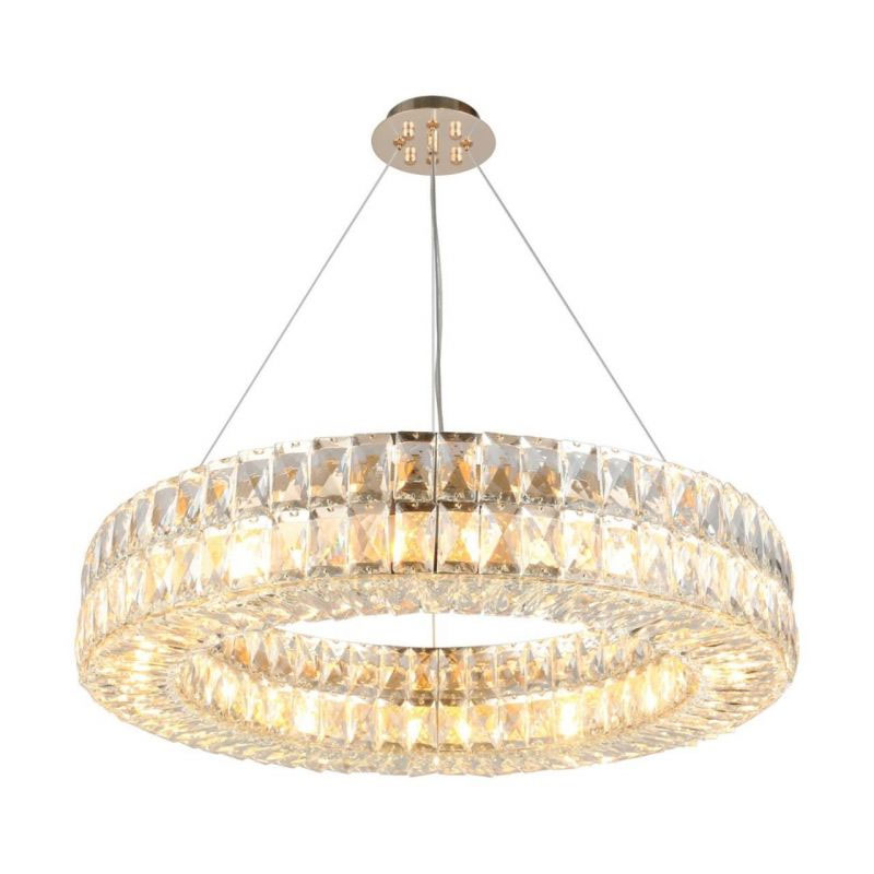 Люстра Crystal Regena Gold Chandelier Прозрачный Золотой в Саратове | Loft Concept 