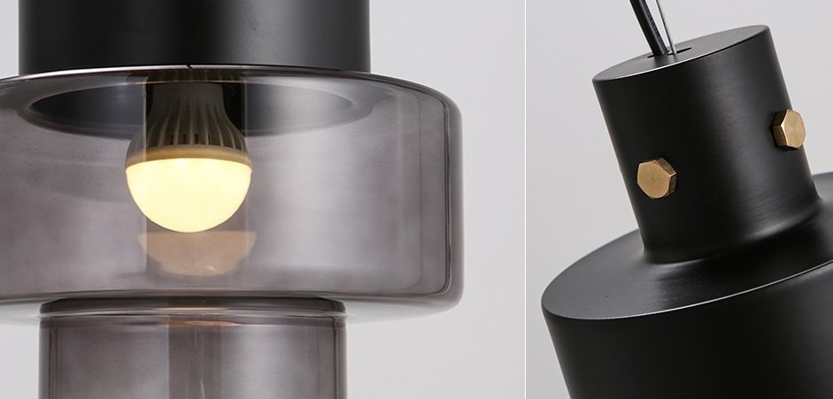 Подвесной светильник Luna Glass Pendant Dark Подвесной светильник Luna Glass Pendant Dark - Loft-Concept в Саратове