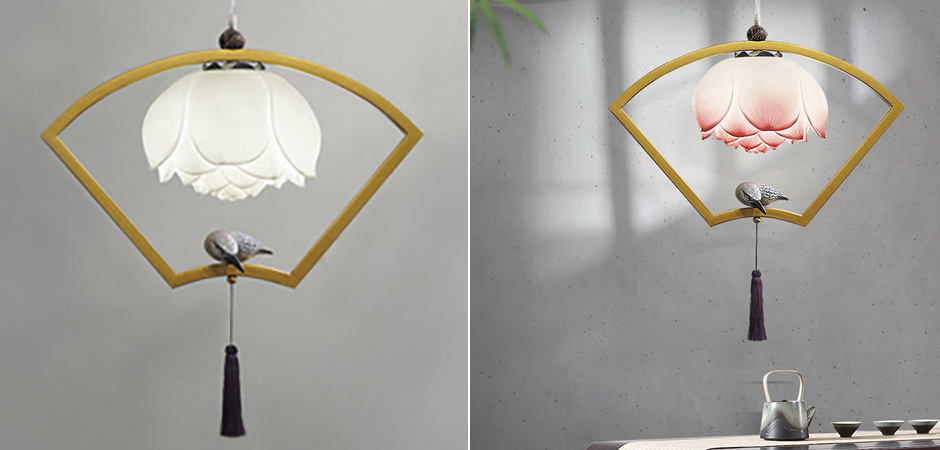 Подвесной светильник Bird with Tassel Fan Подвесной светильник Bird with Tassel Fan - Loft-Concept в Саратове