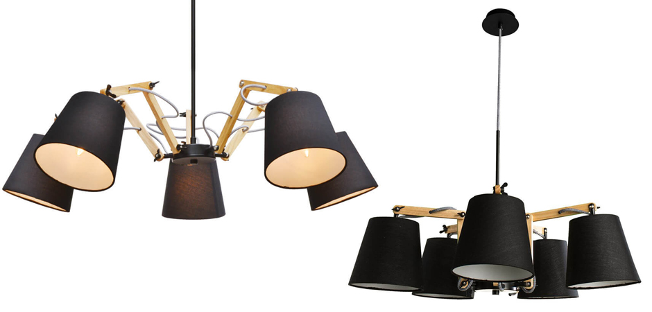 Люстра Woodland Pendant 5 Black Люстра Woodland Pendant 5 Black - Loft-Concept в Саратове