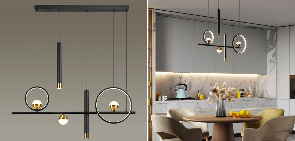 Люстра Scales Черная Люстра Scales Черная - Loft-Concept в Саратове