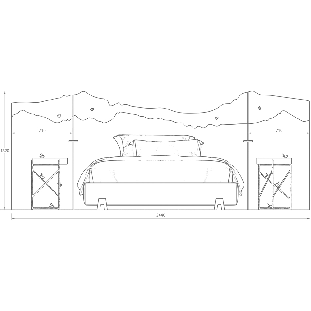 Кровать Okinawa в Саратове