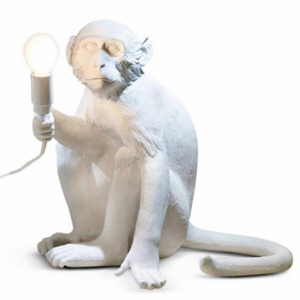 Настольная лампа Seletti Monkey Lamp Sitting Version Настольная лампа Seletti Monkey Lamp Sitting Version в Саратове | Loft Concept