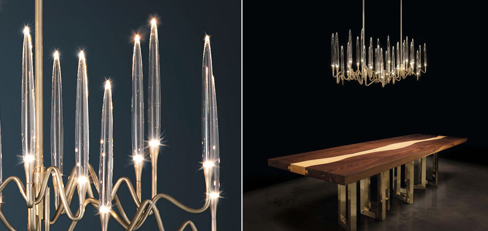 Люстра Chandelier Brass and Crystals Люстра Chandelier Brass and Crystals - Loft-Concept в Саратове