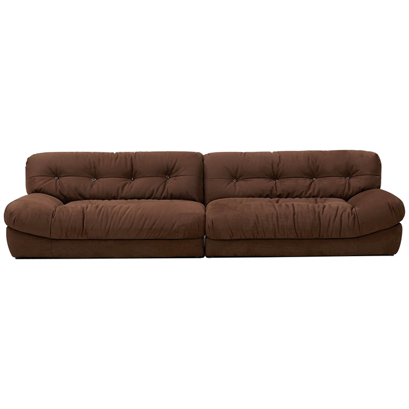 Диван коричневый Harlan Sofa Brown Коричневый в Саратове | Loft Concept 