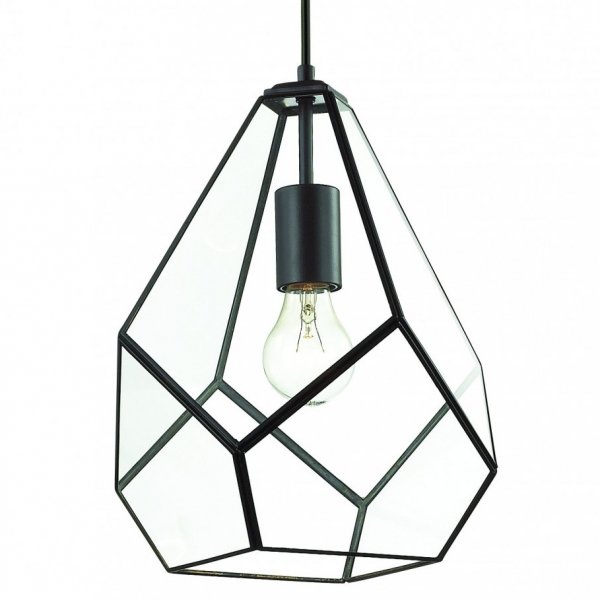 Подвесной светильник Geometry Glass Light Pendant Transparent Прозрачный в Саратове | Loft Concept 