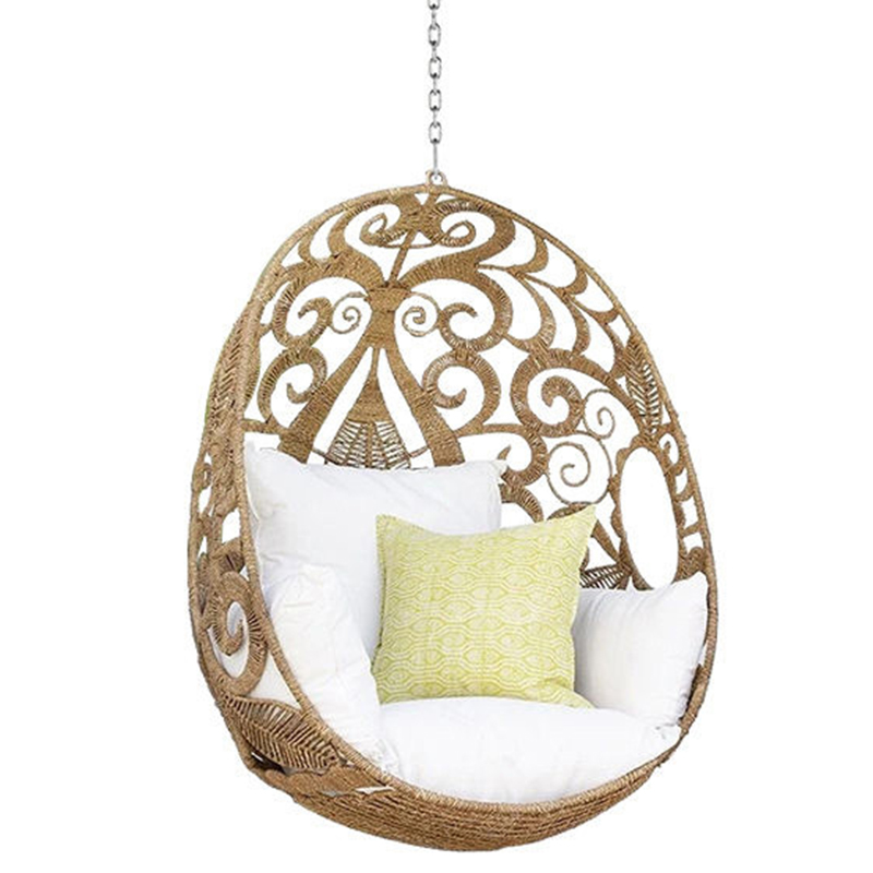 Подвесное плетеное кресло Azure Hanging Chair Бежевый Древесина Подвесное плетеное кресло Azure Hanging Chair Бежевый Древесина в Саратове | Loft Concept