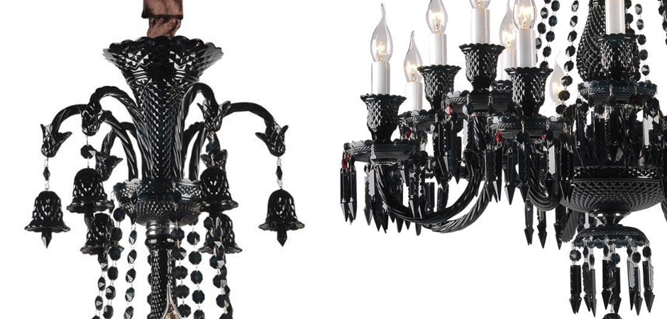 Люстра BACCARAT Zenith Midnight Chandelier 18 Люстра BACCARAT Zenith Midnight Chandelier 18 - Loft-Concept в Саратове