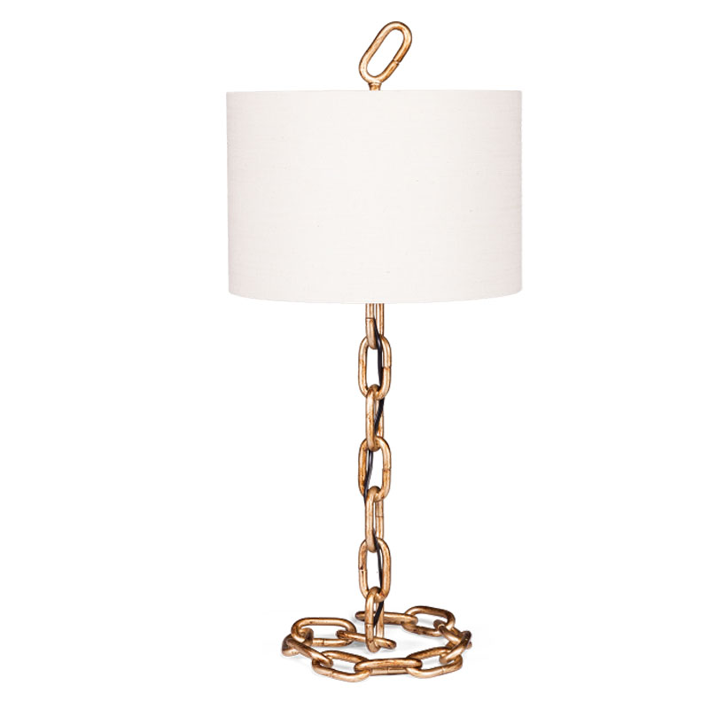 Настольная лампа Camryn Table Lamp Золотой Белый в Саратове | Loft Concept 