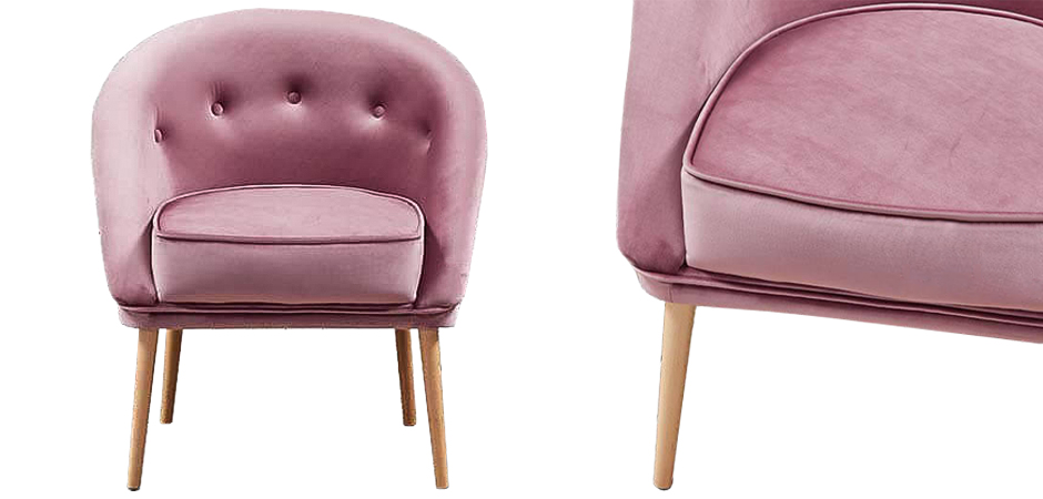 Кресло Gwyn Chair pink Кресло Gwyn Chair pink - Loft-Concept в Саратове