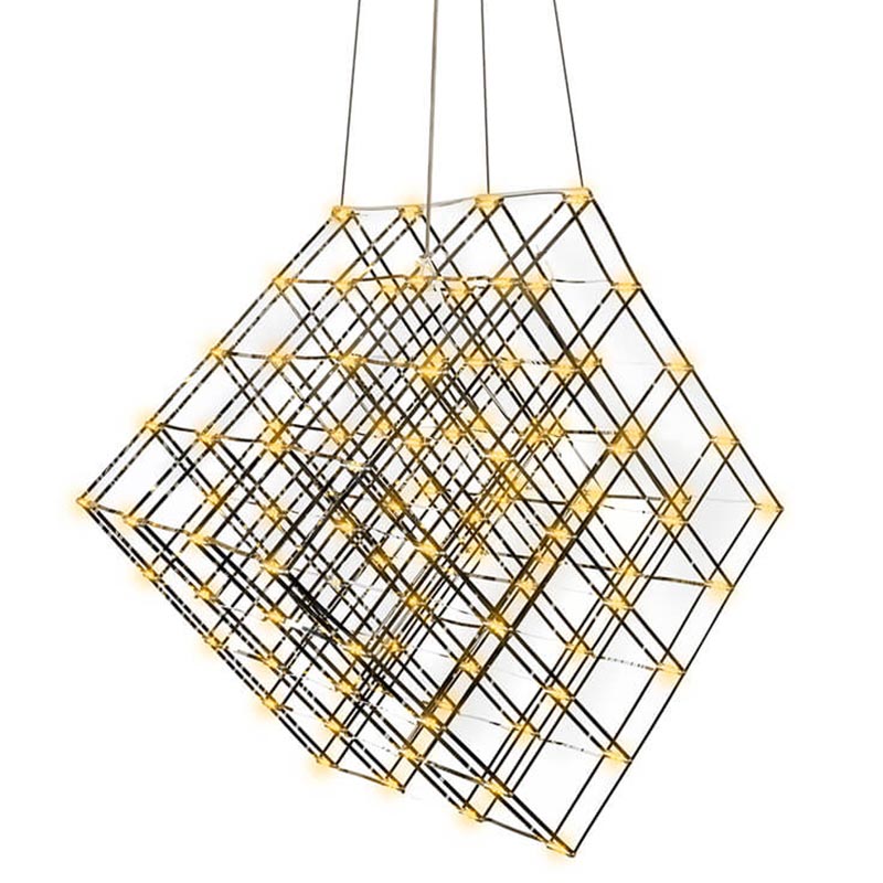 Люстра Moooi Tesseract Yellow lamp L Хром в Саратове | Loft Concept 