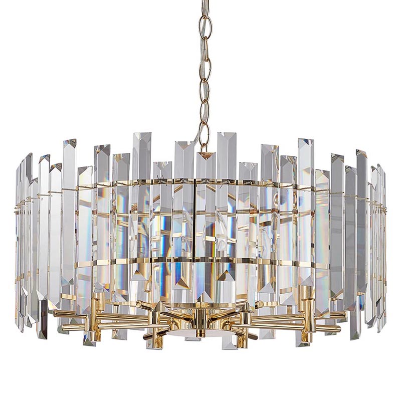 Люстра Langley Chandelier gold 60 Золотой Прозрачный в Саратове | Loft Concept 