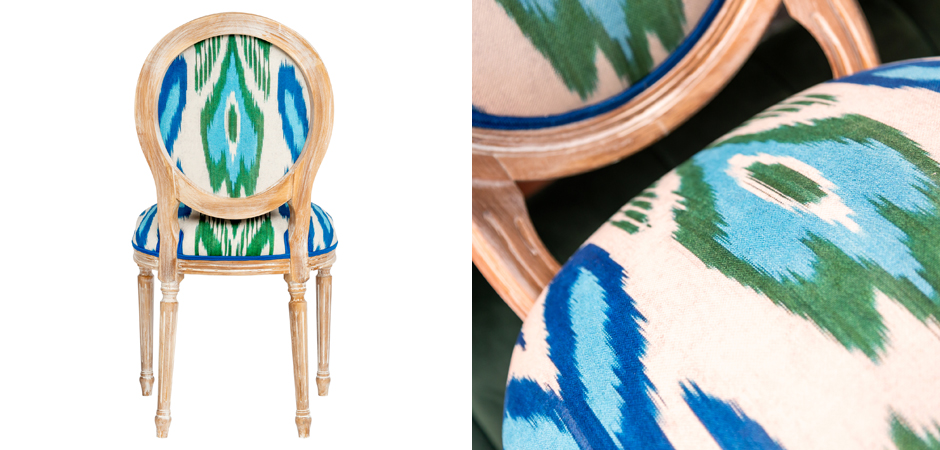 Мягкий стул с узором Ikat Pattern Мягкий стул с узором Ikat Pattern - Loft-Concept в Саратове