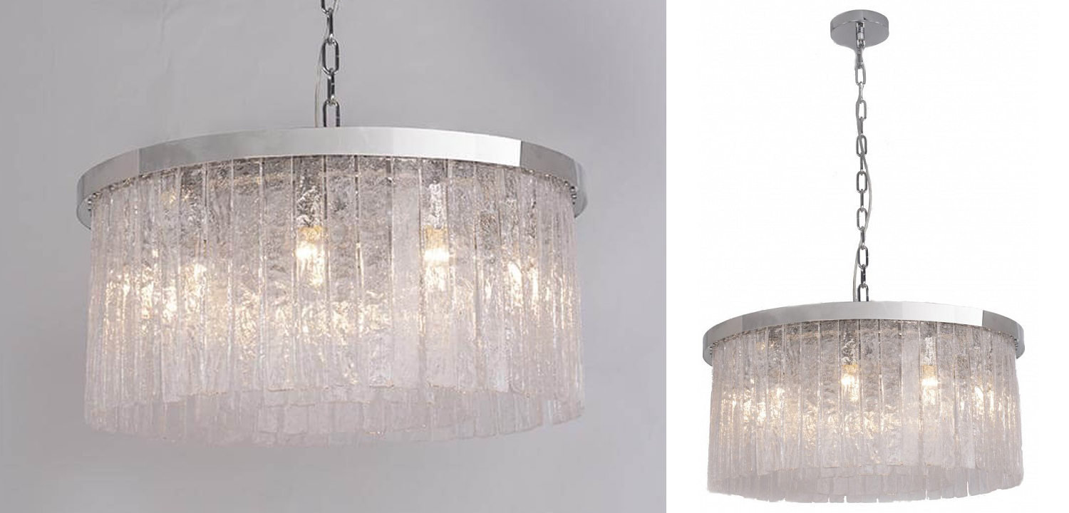 Люстра Crystal Harvey Nickel Chandelier 60 - фото