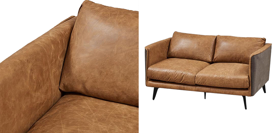 Диван Caramel Leather Sofa Диван Caramel Leather Sofa - Loft-Concept в Саратове