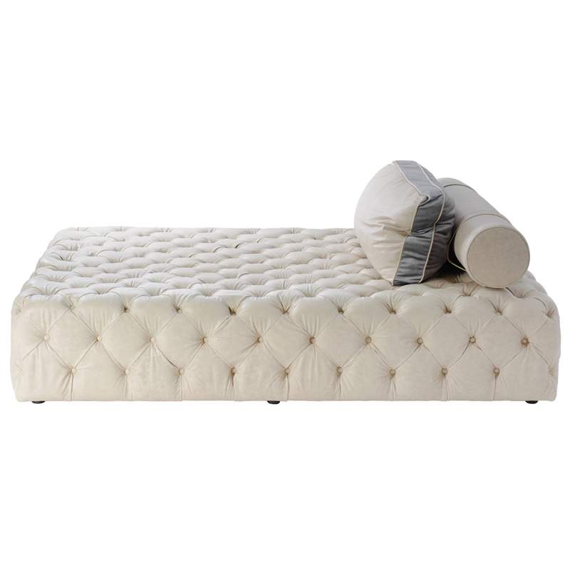Кушетка Chinzi Lounge Sofa milky Молочный Кушетка Chinzi Lounge Sofa milky Молочный в Саратове | Loft Concept
