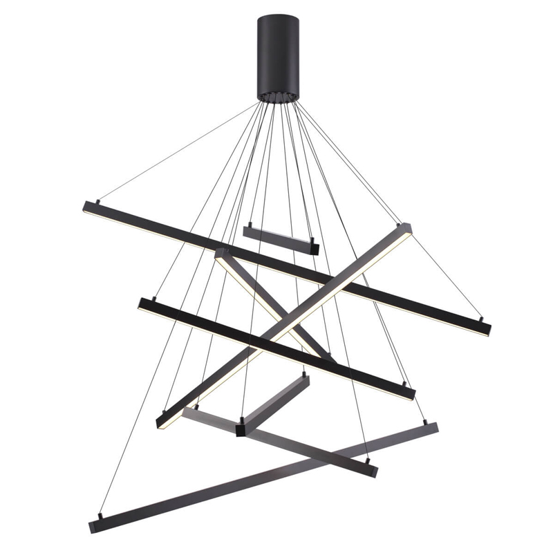 Люстра Massemin Chandelier black 99 Черный в Саратове | Loft Concept 