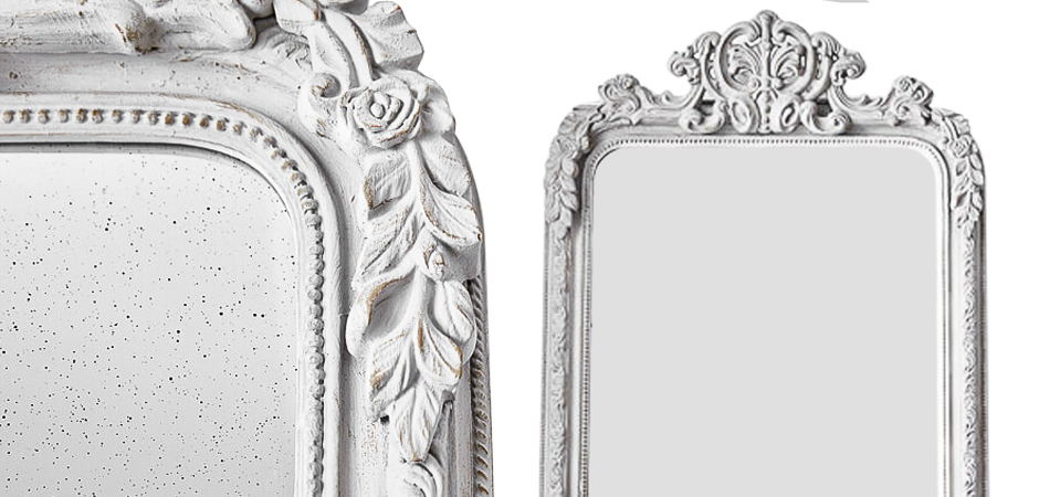 Зеркало Aged White Mirror Зеркало Aged White Mirror - Loft-Concept в Саратове