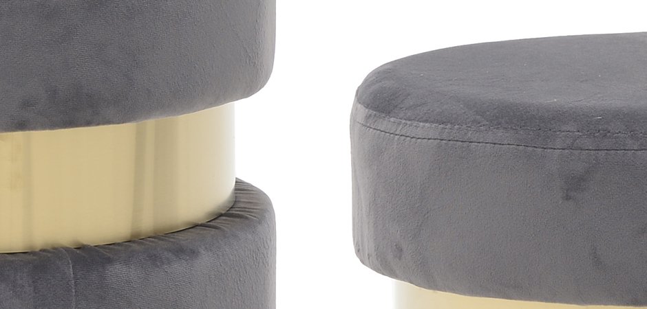 Пуф Golden Belt Gray Пуф Golden Belt Gray - Loft-Concept в Саратове