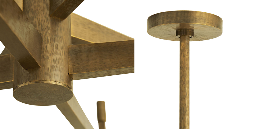 Люстра Arteriors GRIFF CHANDELIER Люстра Arteriors GRIFF CHANDELIER - Loft-Concept в Саратове