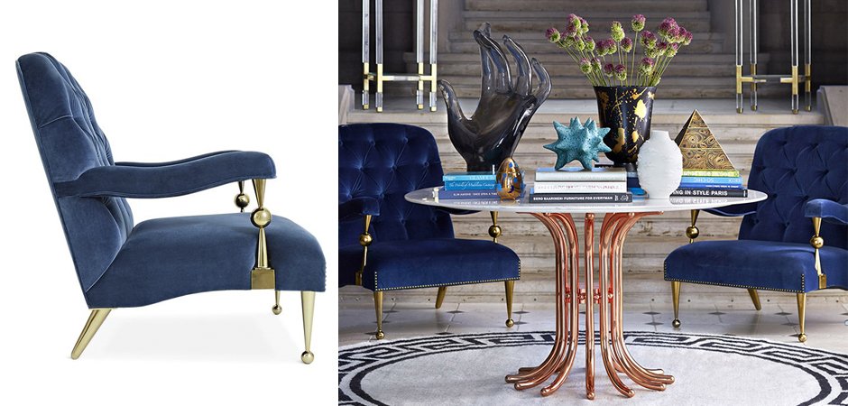 Кресло Jonathan Adler Caracas Chair Кресло Jonathan Adler Caracas Chair - Loft-Concept в Саратове