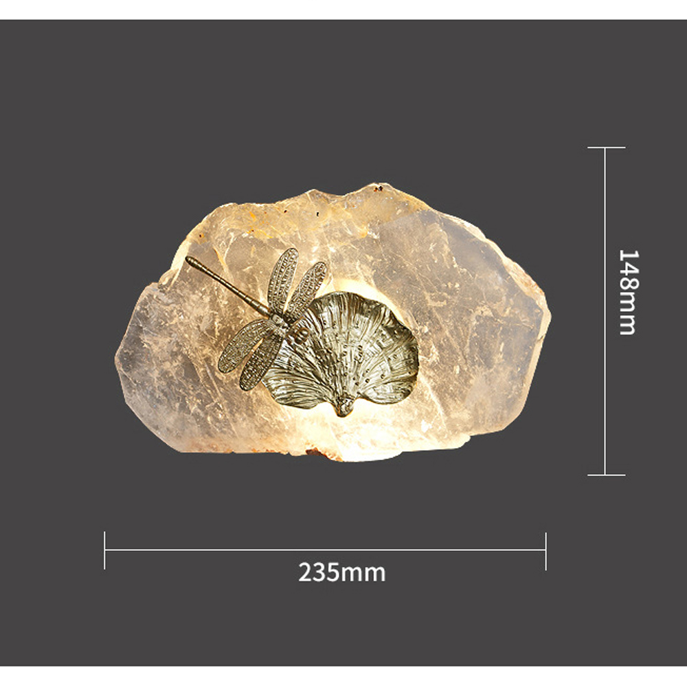 Бра Декоративный лист с стрекозой Glacial Fragment в Саратове
