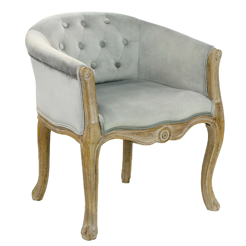 Кресло French Provence Armchair Roderic light blue Голубой Кресло French Provence Armchair Roderic light blue Голубой в Саратове | Loft Concept