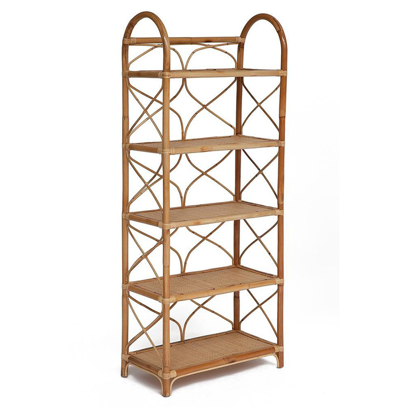 Этажерка Rattan Wicker Bookcase Древесина в Саратове | Loft Concept 