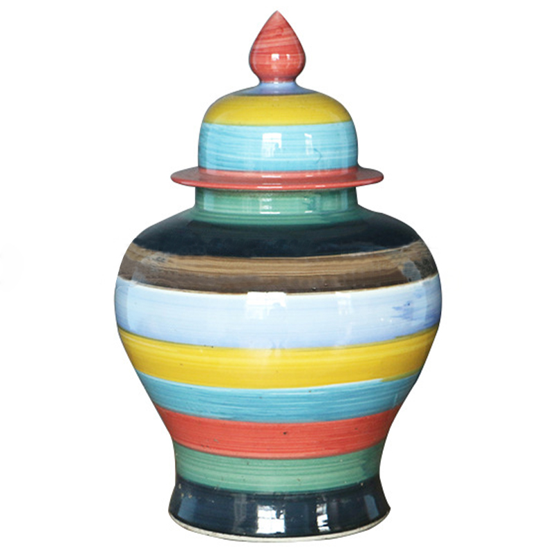 Ваза Colored Stripes Rainbow Vase Мульти в Саратове | Loft Concept 