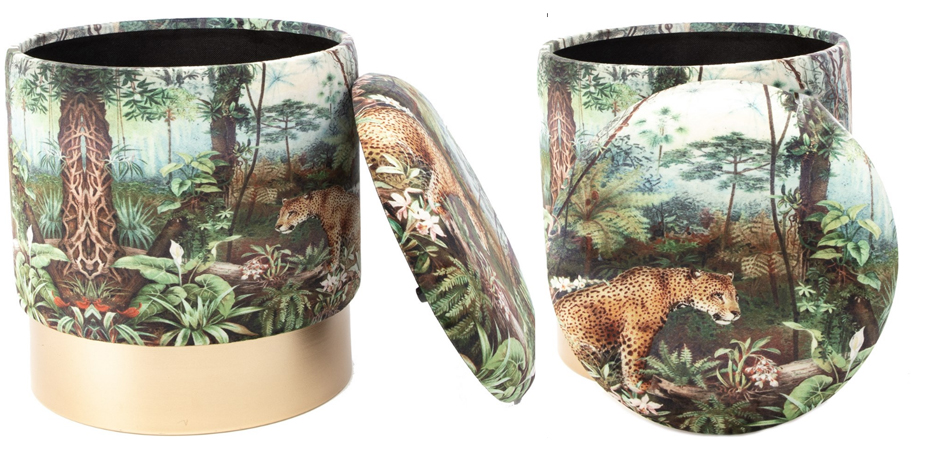 Пуф PUF Jungle Print lynx small Пуф PUF Jungle Print lynx small - Loft-Concept в Саратове
