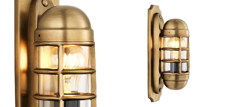 Бра Eichholtz Wall Lamp Le Caprice Brass - Loft-Concept в Саратове