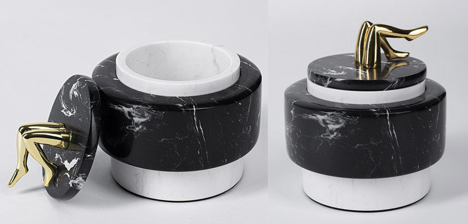 Шкатулка Kelly Wearstler SMALL MELANGE JAR Шкатулка Kelly Wearstler SMALL MELANGE JAR - Loft-Concept в Саратове