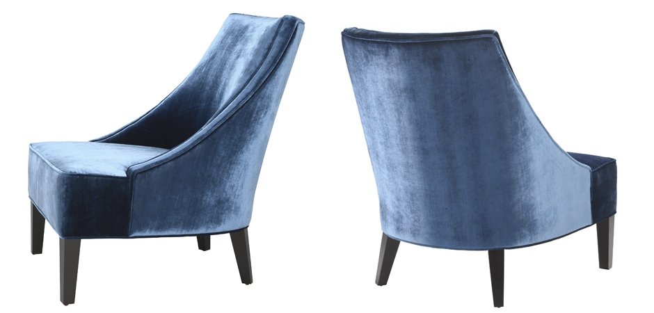 Кресло Eichholtz Chair Dulwich Blue Кресло Eichholtz Chair Dulwich Blue - Loft-Concept в Саратове
