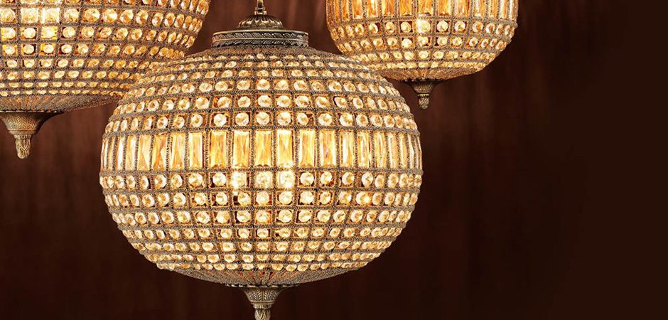 Люстра Chandelier Kasbah Oval M Brass Люстра Chandelier Kasbah Oval M Brass - Loft-Concept в Саратове