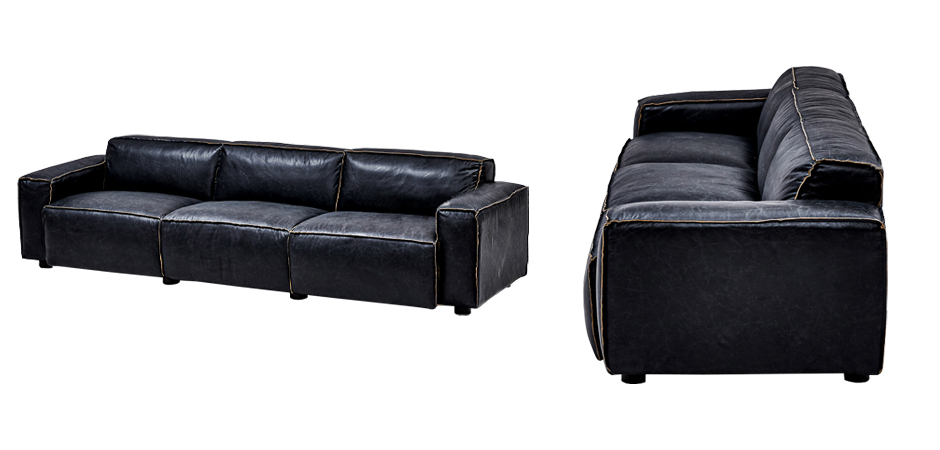 Диван Osorio Leather Sofa Диван Osorio Leather Sofa - Loft-Concept в Саратове