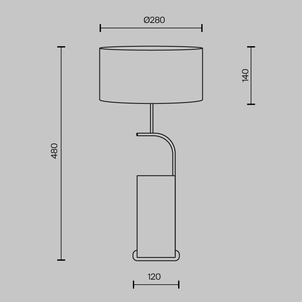 Настольный светильник Glamping Е14x2 в Саратове