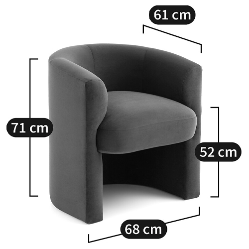 Кресло полукруглое Fiorello Armchair в Саратове