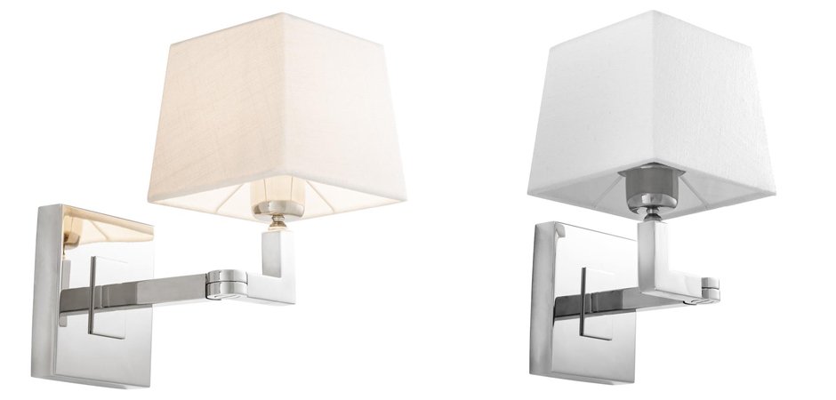 Бра Eichholtz Wall Lamp Cambell Nickel Бра Eichholtz Wall Lamp Cambell Nickel - Loft-Concept в Саратове