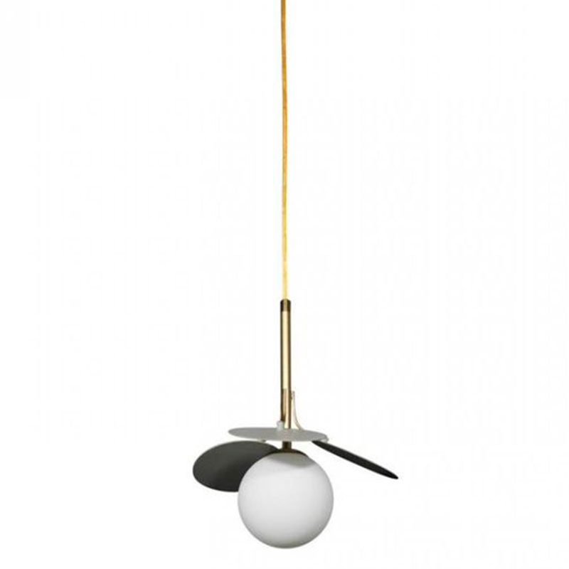 Подвесной светильник MATISSE Pendant One Grey Серый Золотой Белый Подвесной светильник MATISSE Pendant One Grey Серый Золотой Белый в Саратове | Loft Concept