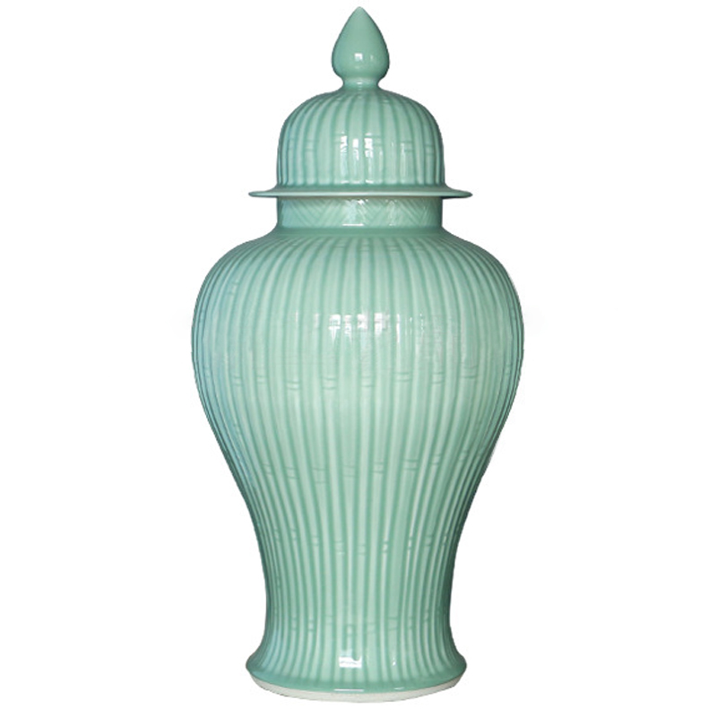 Ваза с крышкой Fresh Mint Vase Бирюзовый Ваза с крышкой Fresh Mint Vase Бирюзовый в Саратове | Loft Concept