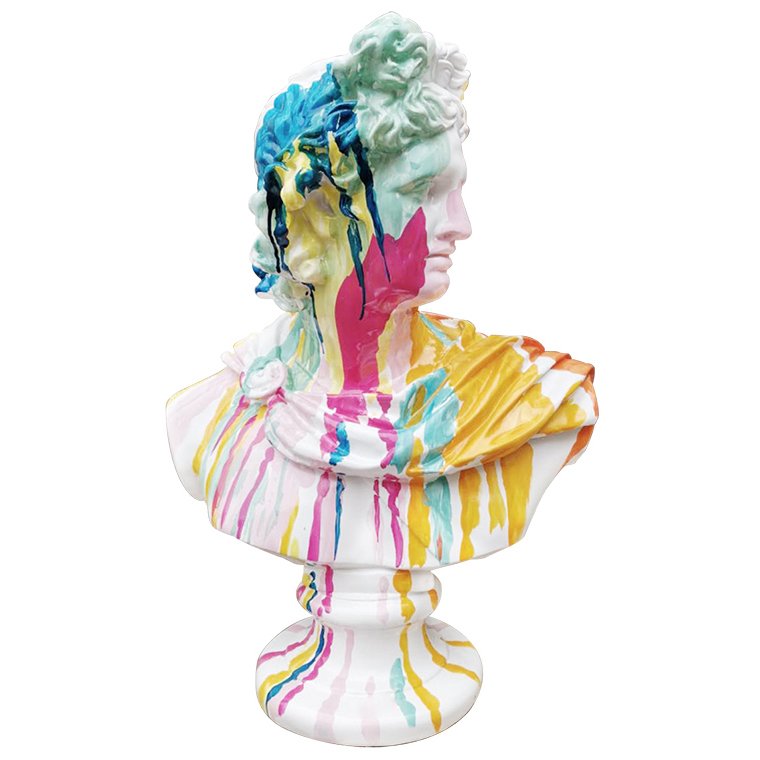 Статуэтка Bust Bright Spots Мульти Белый Статуэтка Bust Bright Spots Мульти Белый в Саратове | Loft Concept