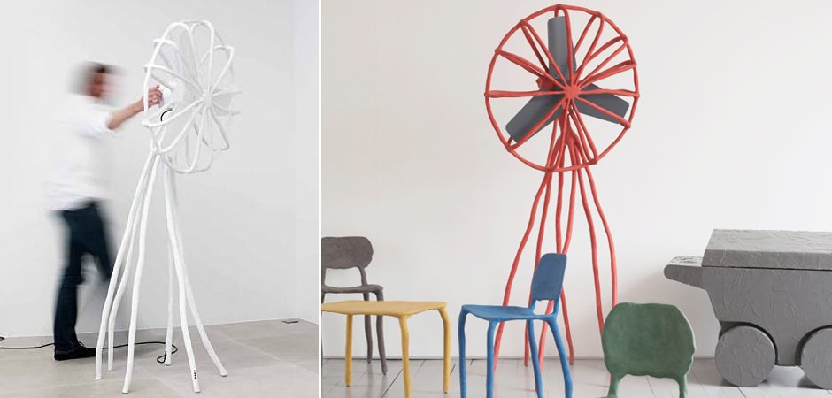 Торшер Clay Fan Medium Maarten Baas Торшер Clay Fan Medium Maarten Baas - Loft-Concept в Саратове