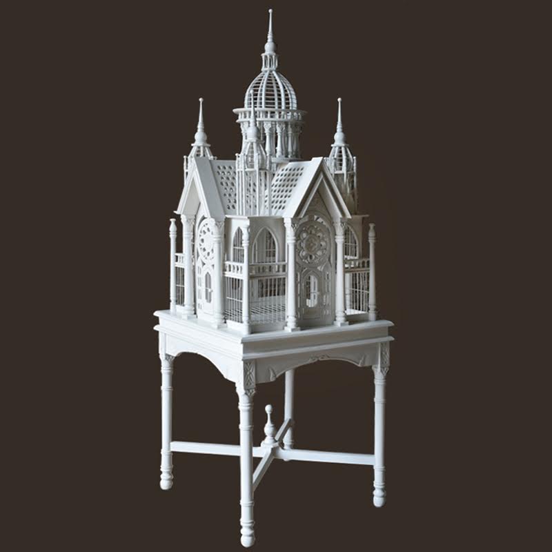 Клетка для птиц Белый дворец BIRD CAGE LARGE Белый Клетка для птиц Белый дворец BIRD CAGE LARGE Белый в Саратове | Loft Concept