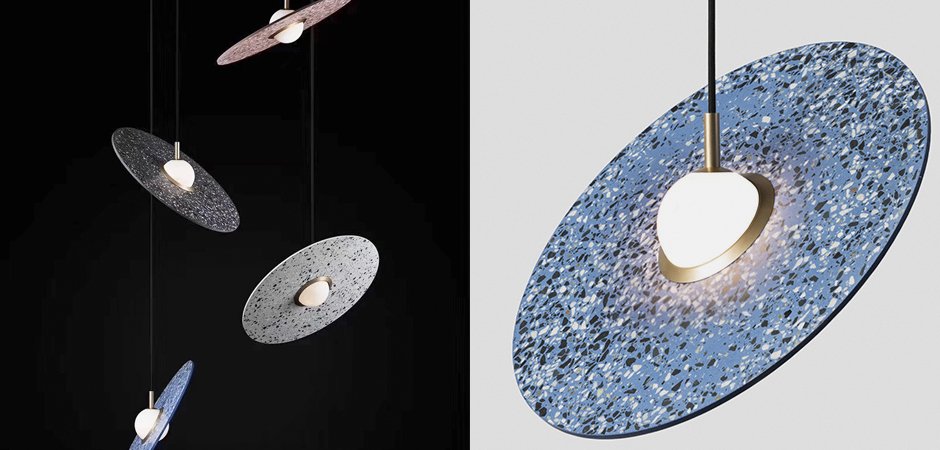Подвесной светильник Stone Disc Haning Pendant Подвесной светильник Stone Disc Haning Pendant - Loft-Concept в Саратове