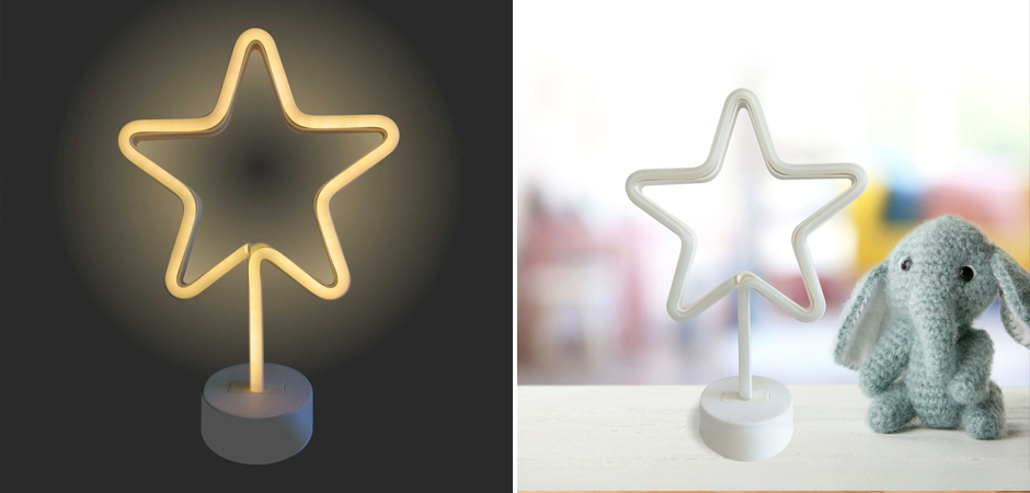 Неоновая настольная лампа Night Star - Loft-Concept в Саратове