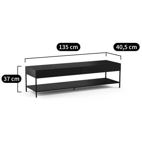 ТВ-тумба из металла с 2-мя ящиками Kelsey Metal TV Stand ТВ-тумба из металла с 2-мя ящиками Kelsey Metal TV Stand в Саратове