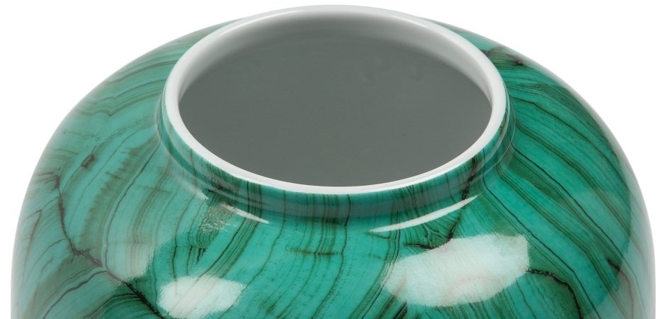 Ваза Malachite Vase Low Ваза Malachite Vase Low - Loft-Concept в Саратове
