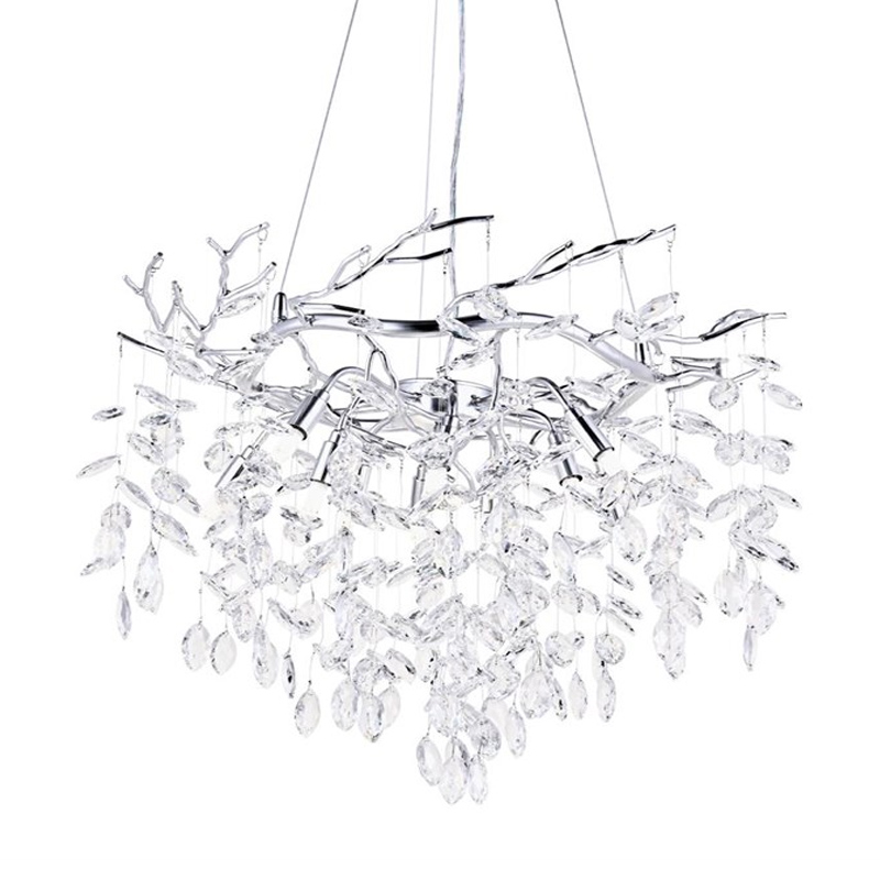 Люстра Floes Silver Хрустальная Серебряный Люстра Floes Silver Хрустальная Серебряный в Саратове | Loft Concept