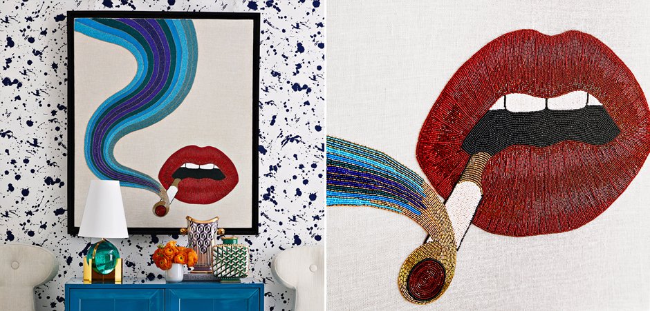 Smolder Beaded Wall Art панно из бисера Smolder Beaded Wall Art панно из бисера - Loft-Concept в Саратове